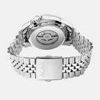 Olympic Men Automatic Blue Dial Analog Stainless Steel Watch AL4653X1