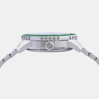Mechanical Men Automatic Green Dial Analog Stainless Steel Watch AL4737X1