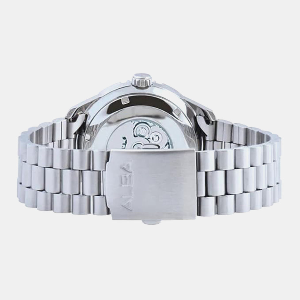 Mechanical Men Automatic Green Dial Analog Stainless Steel Watch AL4737X1