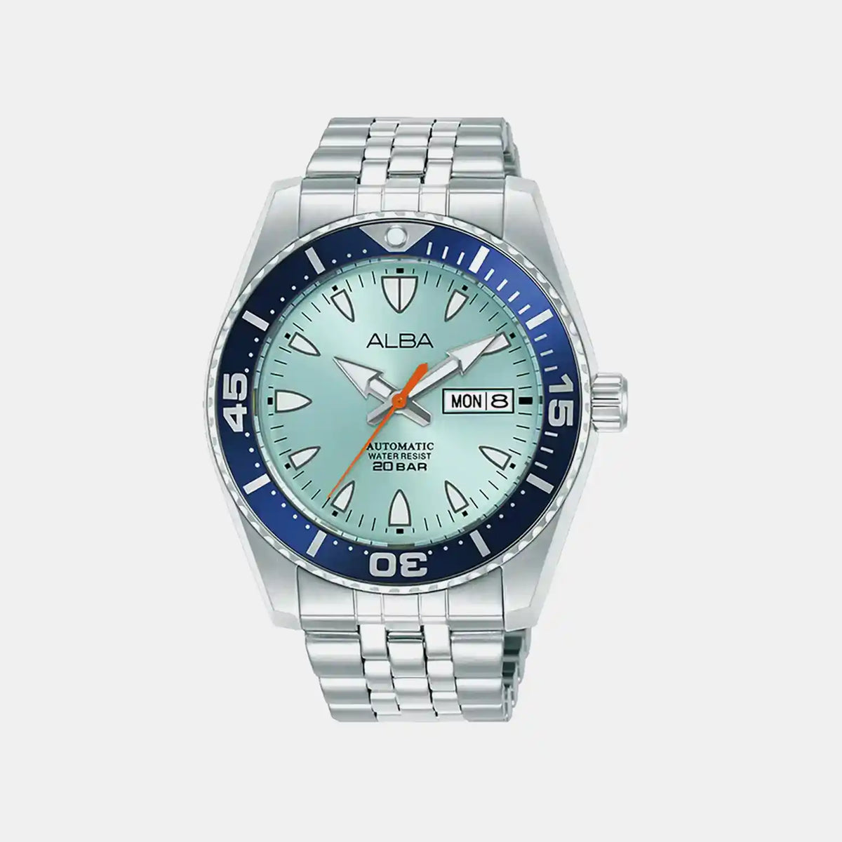 Mechanical Men Automatic Blue Dial Chronograph Stainless Steel Watch AL4769X1