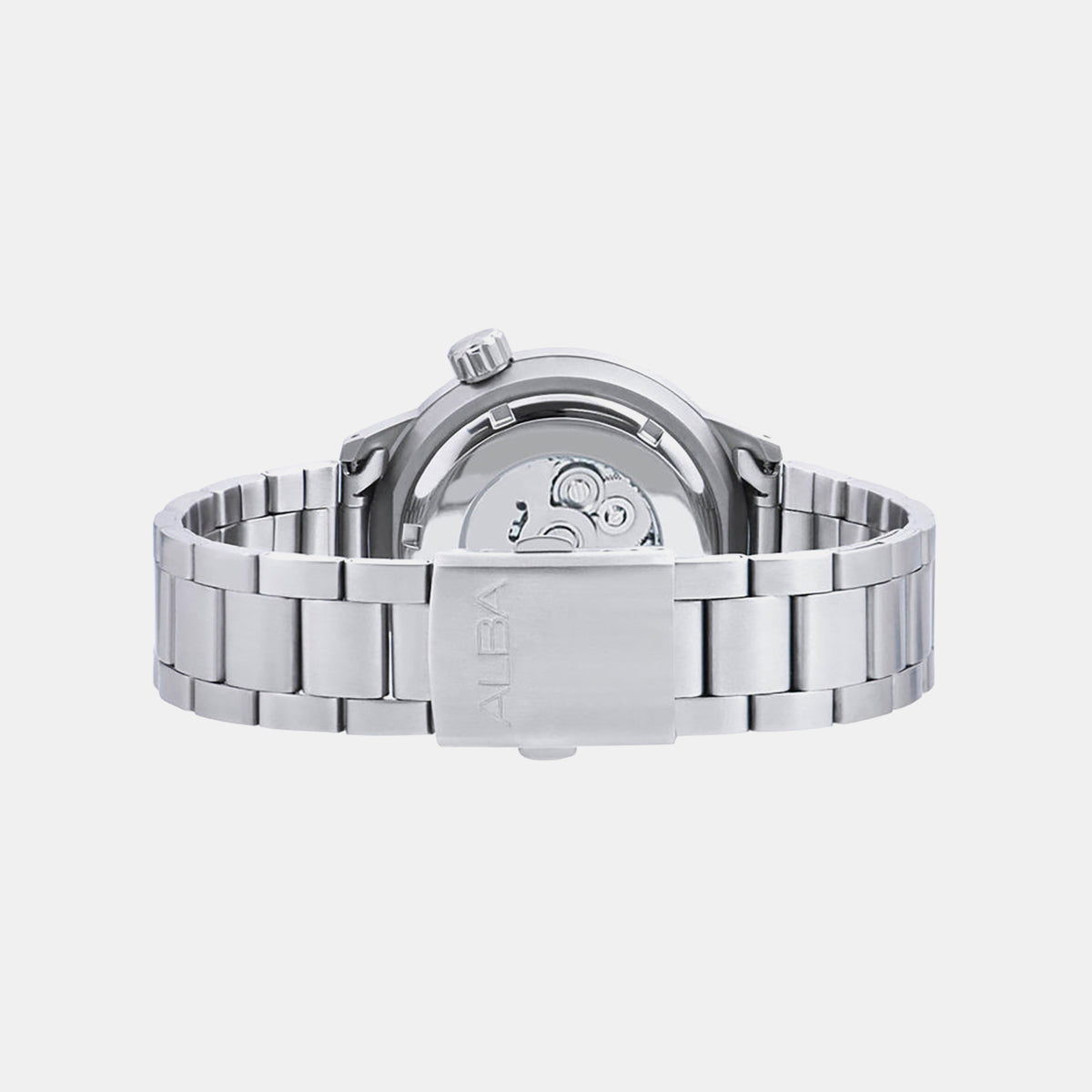 Mechanical Men Automatic Blue Dial Analog Stainless Steel Watch AL4771X2