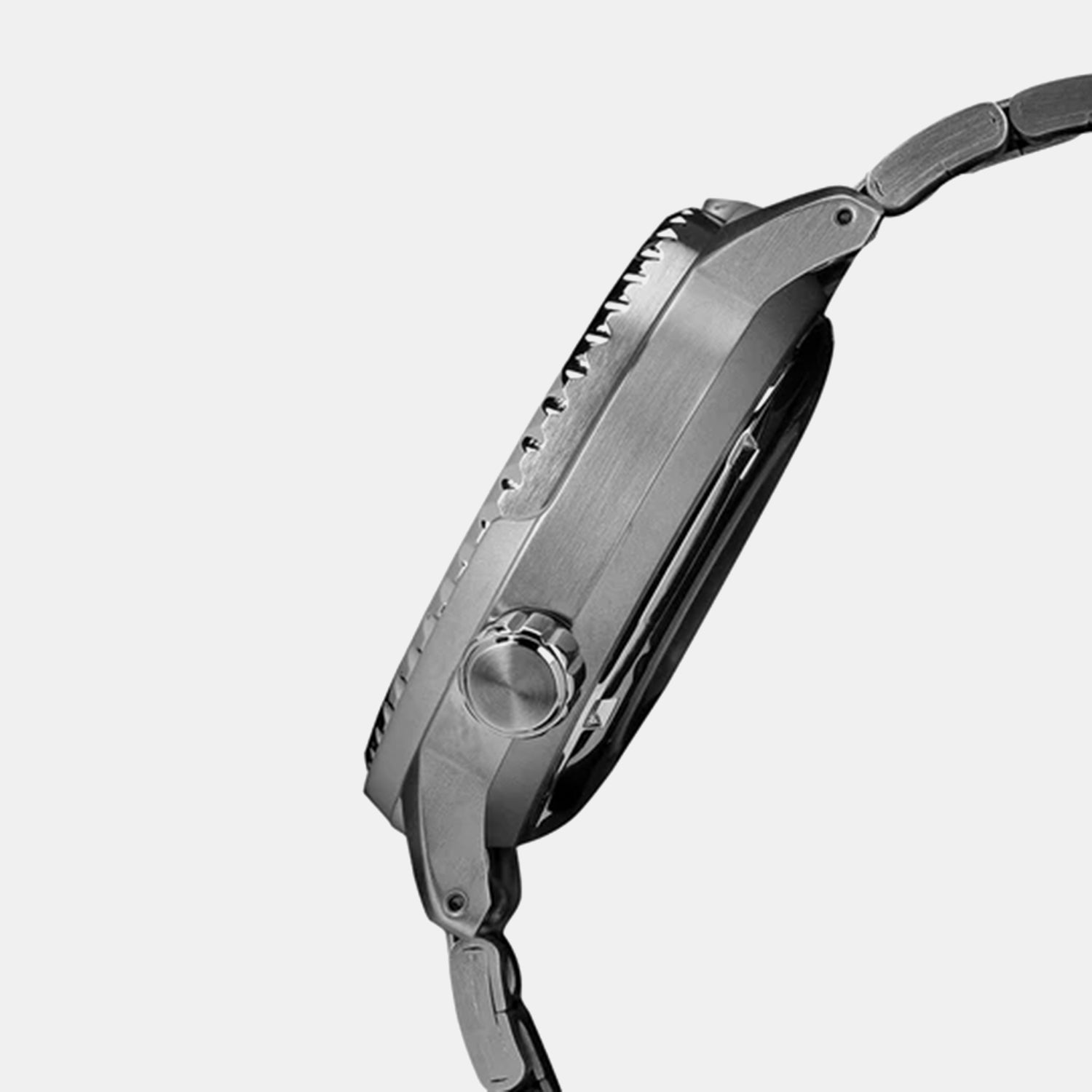 Men Automatic Yellow Dial Analog Stainless Steel Watch AL4773X2