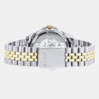 Men Automatic Silver Dial Analog Stainless Steel Watch AL4784X1