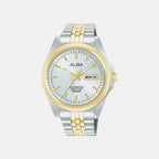 Men Automatic Silver Dial Analog Stainless Steel Watch AL4784X1