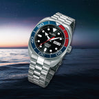 Mechanical Men Automatic Black Dial Analog Stainless Steel Watch AL4819X1