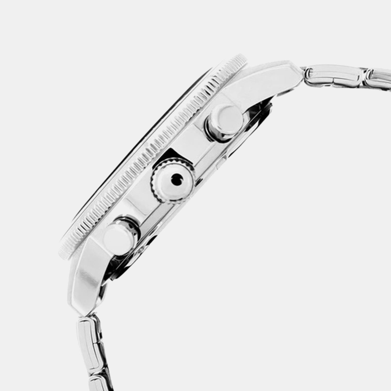 Men Quartz Blue Dial Chronograph Stainless Steel Watch AM3955X1