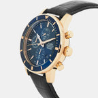 Men Quartz Blue Dial Chronograph Stainless Steel Watch AM3960X1