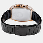 Men Quartz Black Dial Chronograph Stainless Steel Watch AM3992X1