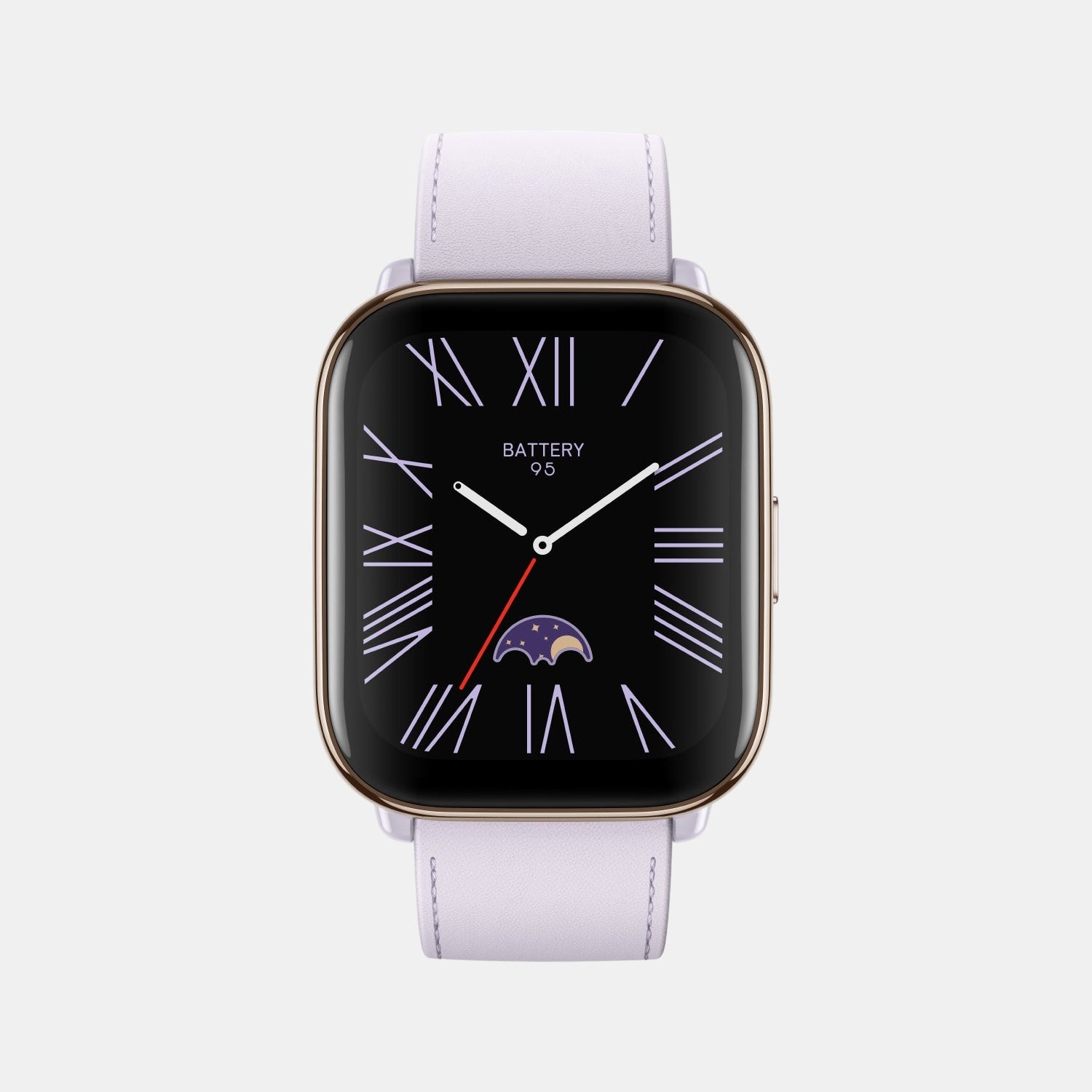 Unisex Processor Lavender Purple Dial Amoled Silicone Watch AMAZFIT ACTIVE LAVENDER PURPLE