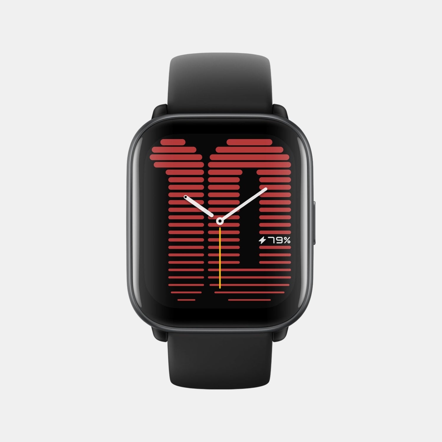 Unisex Processor Midnight Black Dial Amoled Silicone Watch AMAZFIT ACTIVE MIDNIGHT BLACK