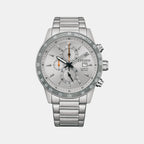 Men Quartz Grey Dial Chronograph Stainless Steel Watch AN3688-58H