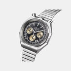 Men Quartz Black Dial Chronograph Steel Watch AN3700-54E
