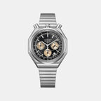 Men Quartz Black Dial Chronograph Steel Watch AN3700-54E