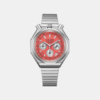 Tsuno Bullhead Men Quartz Pink Dial Chronograph Stainless Steel Watch AN3700-89Z