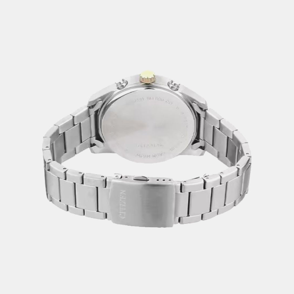 Men Quartz Black Dial Chronograph Watch AN8168-51H