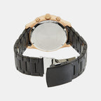 Men Quartz Black Dial Chronograph Stainless Steel Watch AN8196-55E