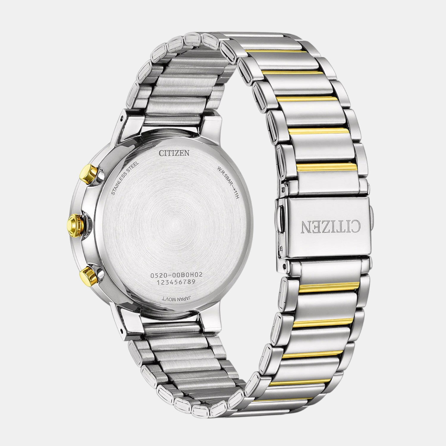 Men Quartz Blue Dial Chronograph Stainless Steel Watch AN8224-51L