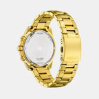 Men Quartz White Dial Chronograph Stainless Steel Watch AN8232-53A