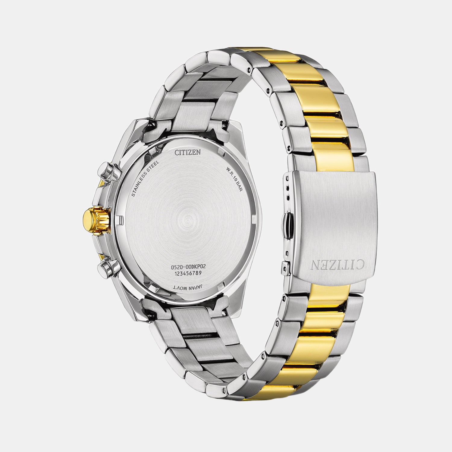 Men Quartz Green Dial Chronograph Stainless Steel Watch AN8234-58X