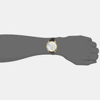 Men Quartz White Dial Analog Stainless Steel AO3032-02A