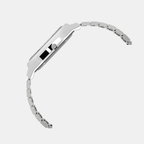 Vintage Unisex Quartz White Dial Analog-Digital Stainless Steel Watch AQ-240E-7ADF D420