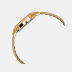 Vintage Unisex Quartz Gold Dial Analog-Digital Stainless Steel Watch AQ-240EG-9ADF D421