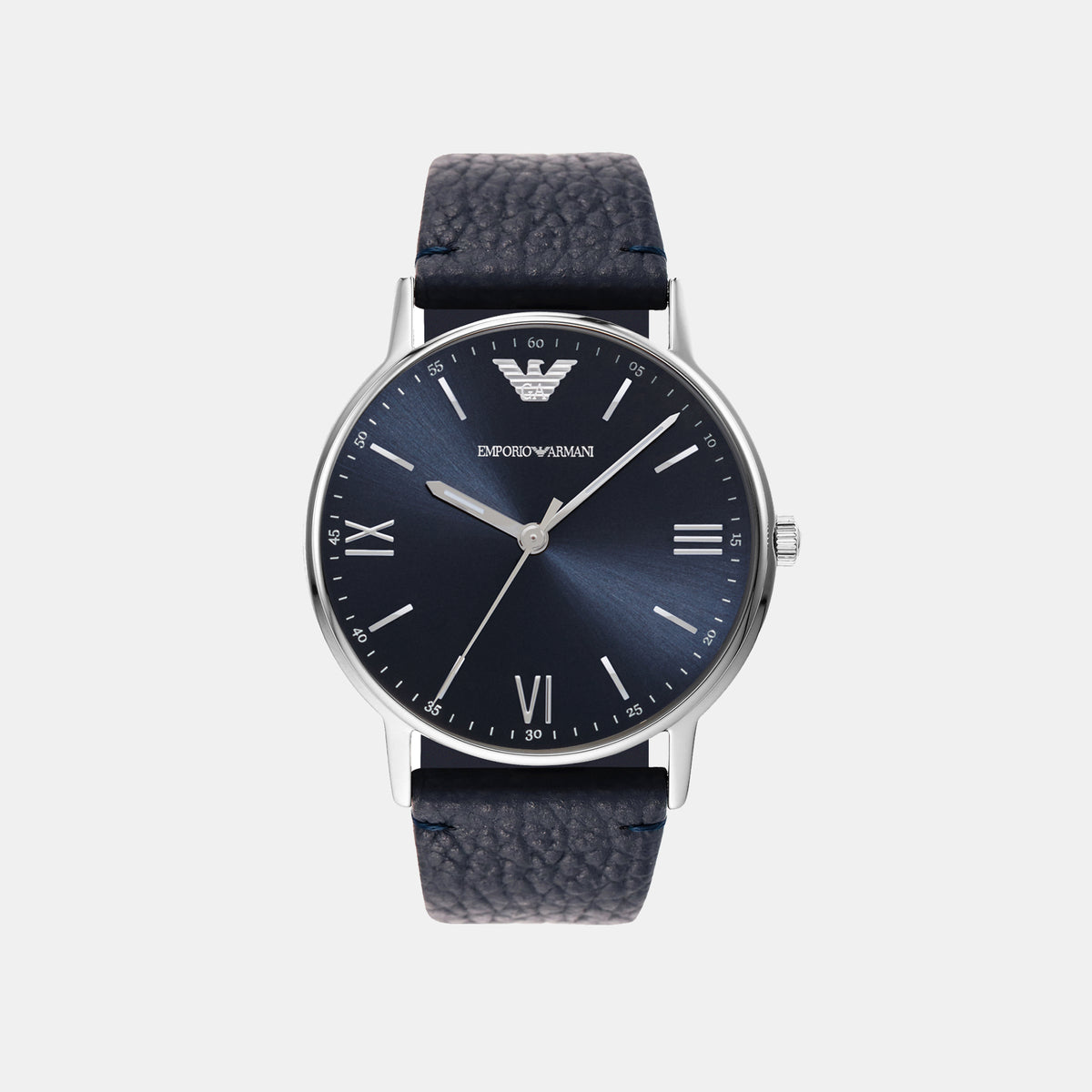 Emporio Armani Round Blue Analog watch