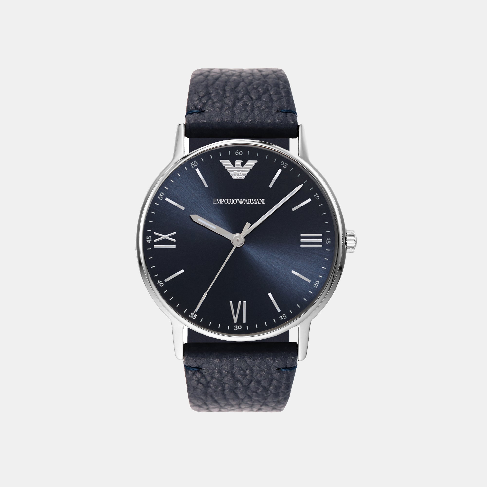 Emporio Armani Round Blue Analog watch