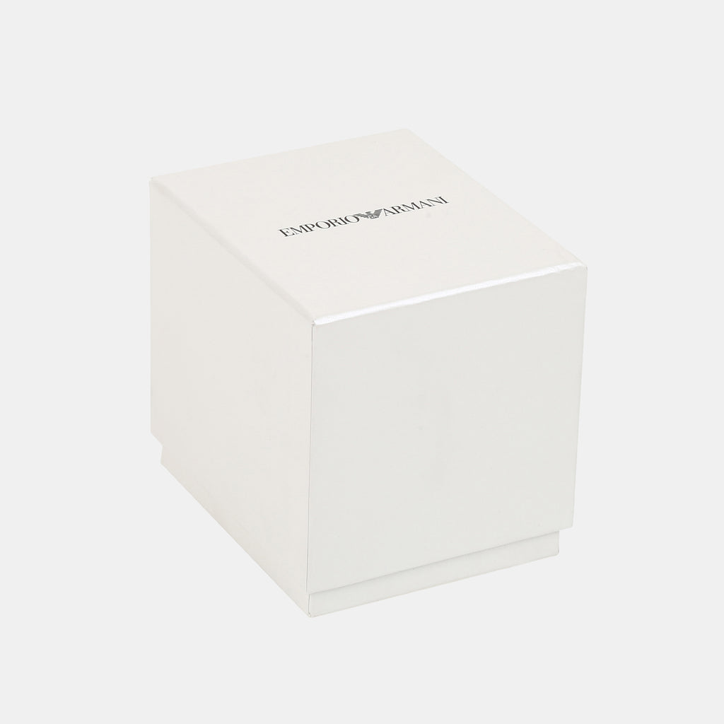 Men Quartz Blue Dial Analog Leather Watch AR11012