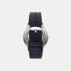 Emporio Armani Leather Blue watch