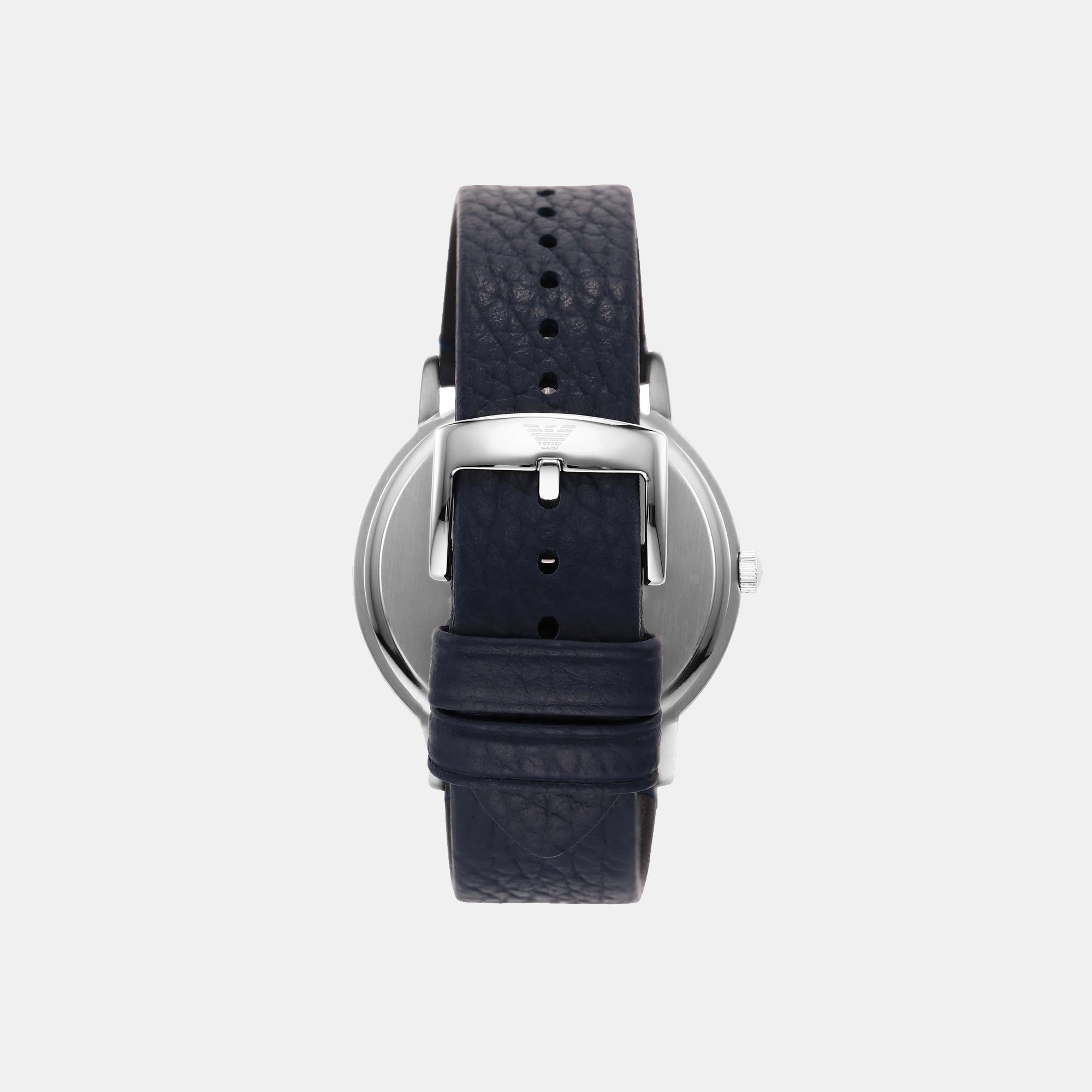 Emporio Armani Leather Blue watch