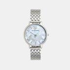 Emporio Armani Round White Mother Of Pearl Analog watch