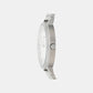 Women Quartz White Mother Of Pearl Dial Analog Stainless Steel Watch AR11112