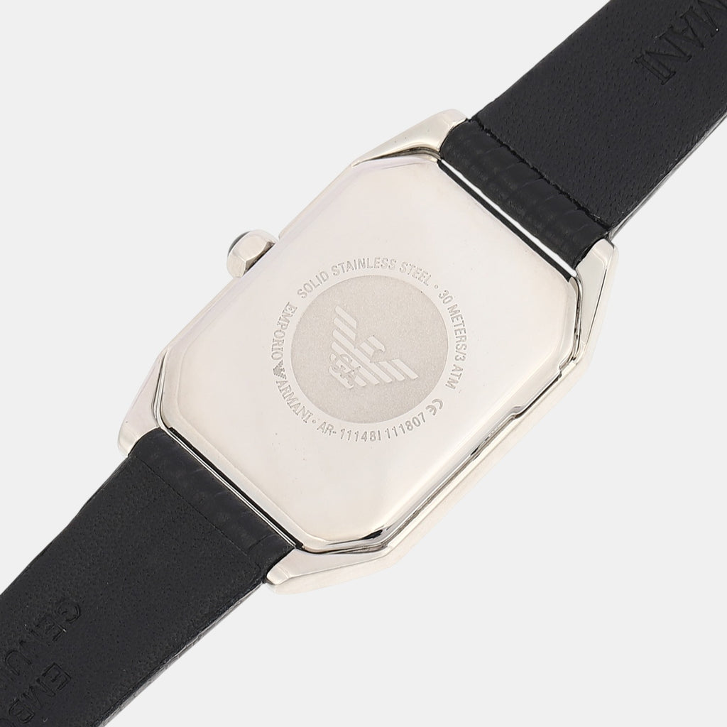 Women Quartz Mother Of Pearl Dial Analog Leather Watch AR11148