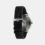 Ruggero Men Quartz Black Dial Analog Leather Watch AR11193