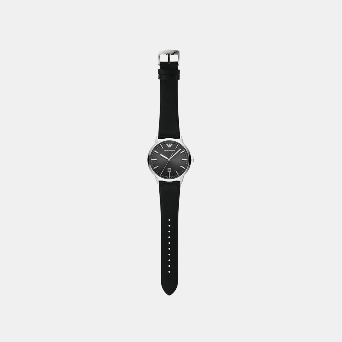 Ruggero Men Quartz Black Dial Analog Leather Watch AR11193