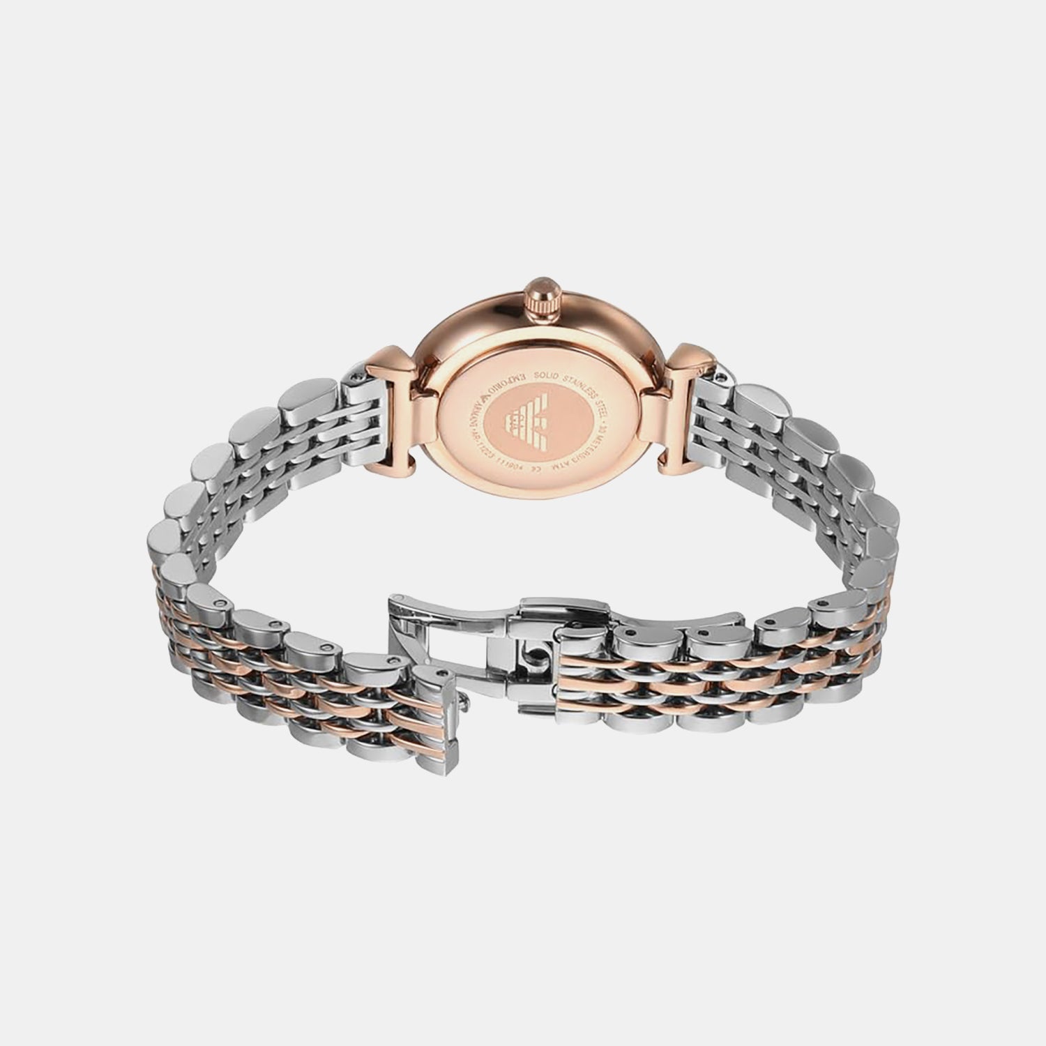 Gianni T-Bar Women Quartz Pink Dial Analog Stainless Steel Watch AR11223