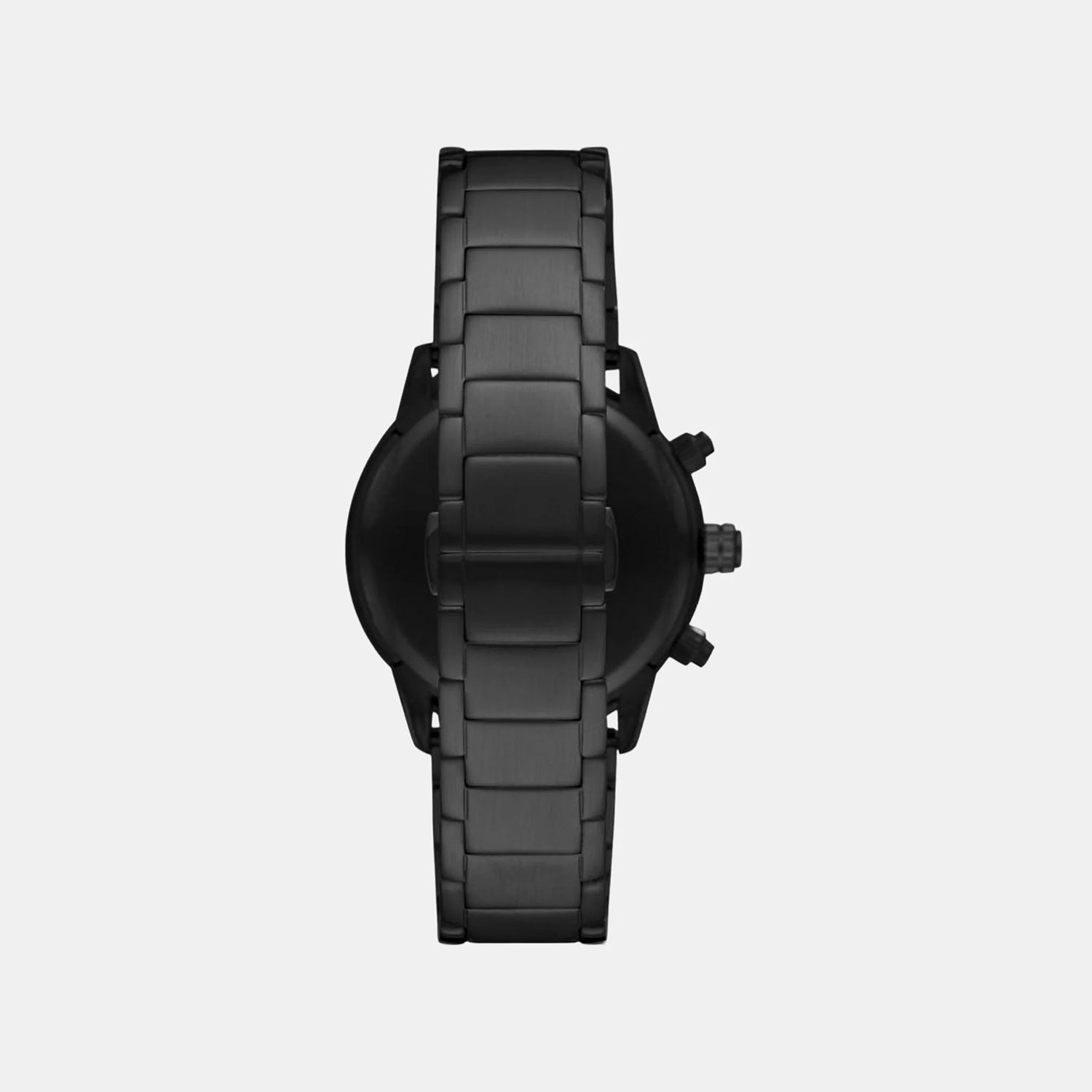 Mario Men Quartz Black Dial Chronograph Stainless Steel Watch AR11242