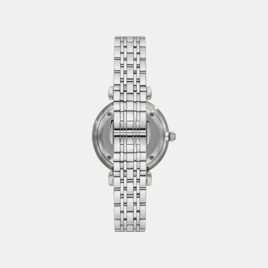 Gianni T-Bar Women Quartz Silver Dial Analog Stainless Steel Watch AR11445