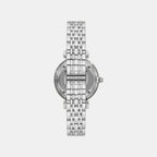 Gianni T-Bar Women Quartz Silver Dial Analog Stainless Steel Watch AR11445