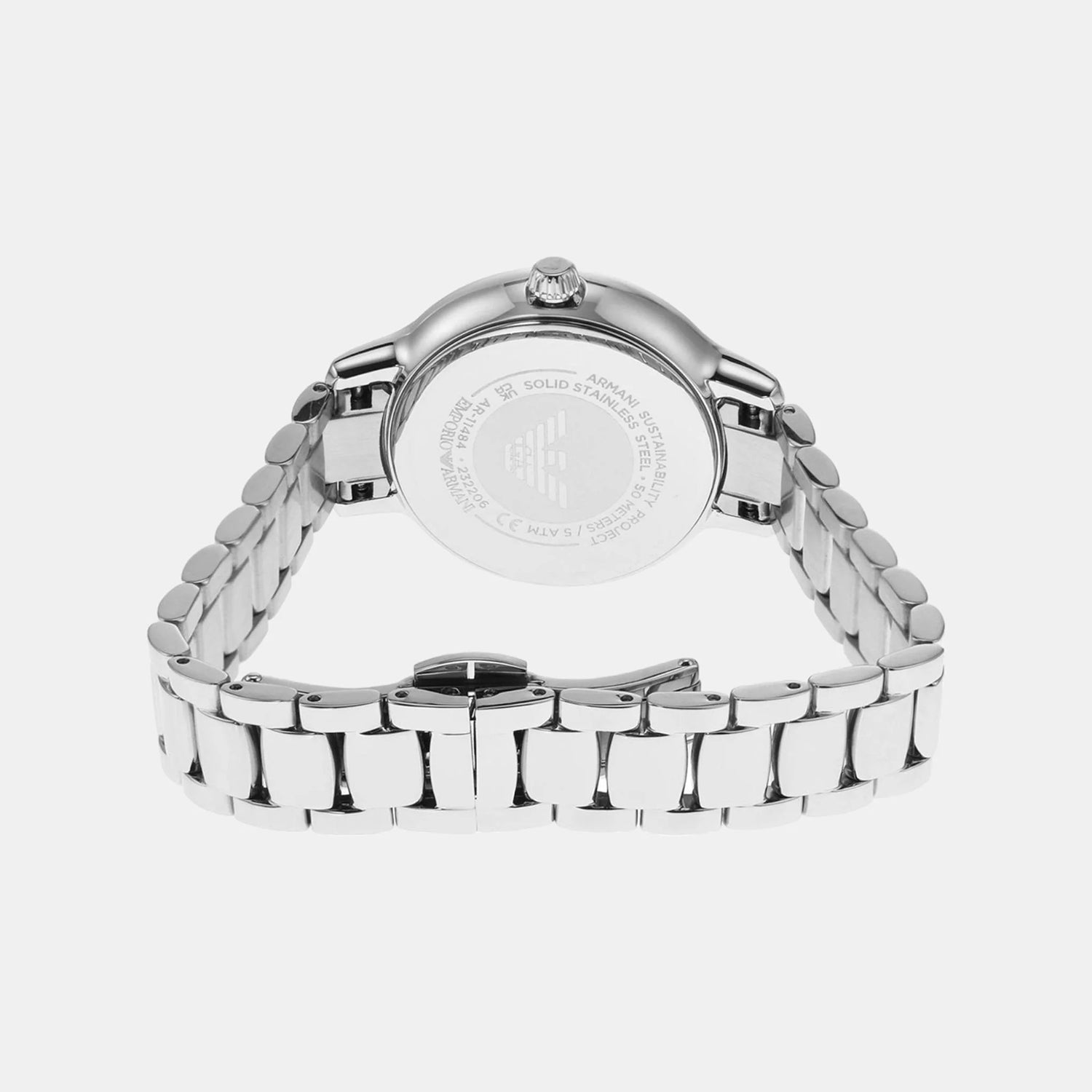 Cleo Women Quartz Silver Dial Analog Stainless Steel Watch AR11484