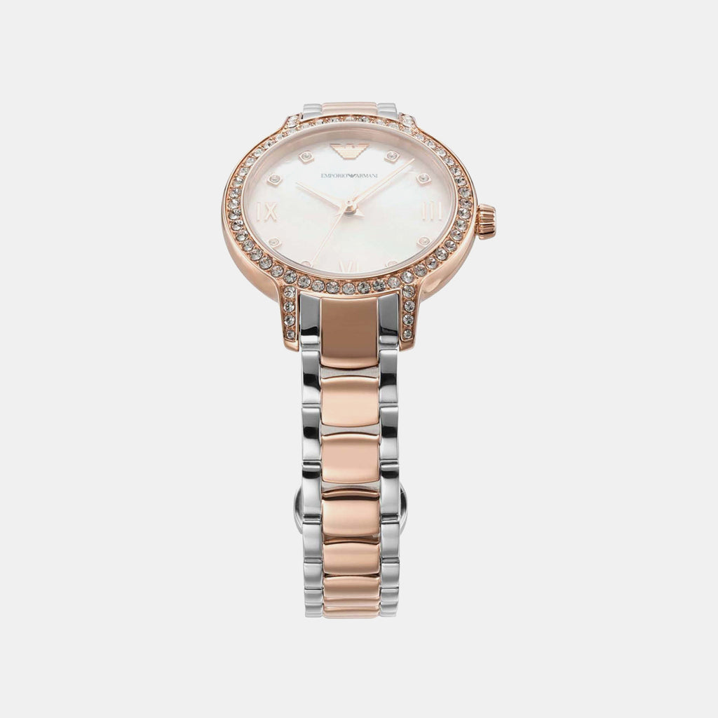 Cleo Women Quartz Silver Dial Analog Stainless Steel Watch AR11499