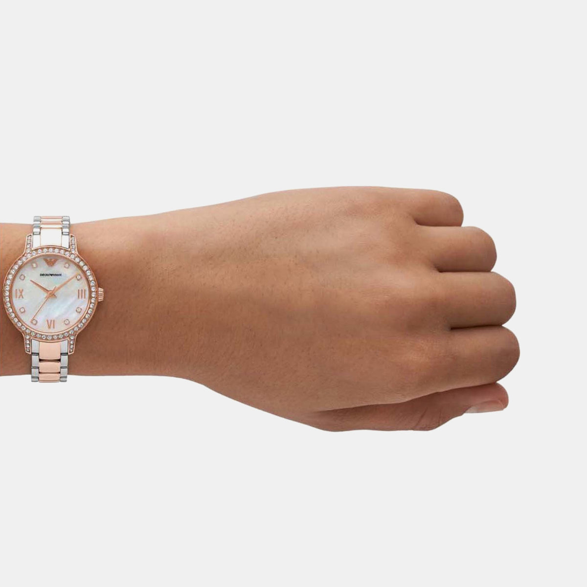 Cleo Women Quartz Mother Of Pearl Dial Analog Stainless Steel Watch AR11499