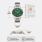 Renato Men Quartz Green Dial Chronograph Stainless Steel Watch AR11507