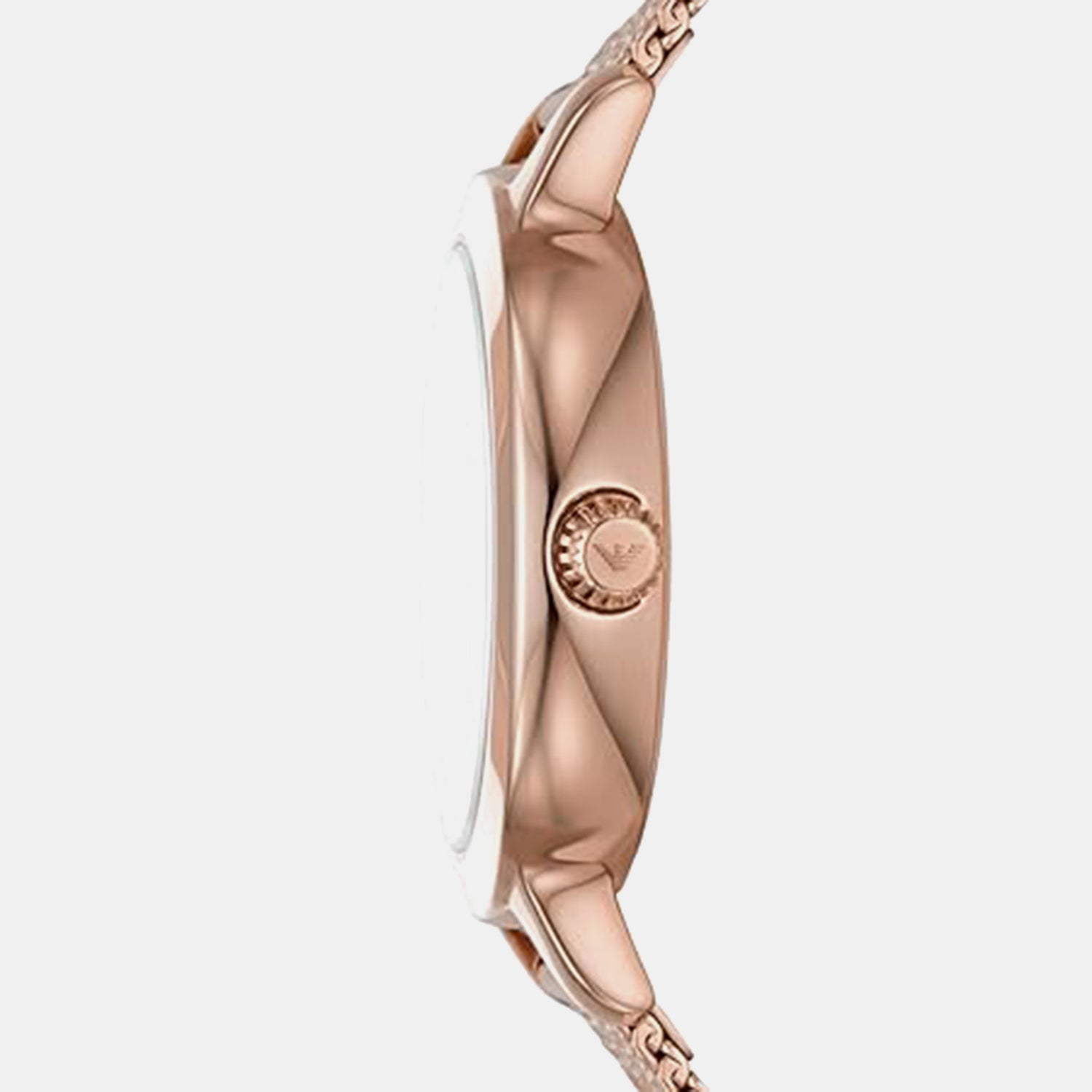 Cleo Women Quartz Rose Gold Dial Analog Mesh Watch AR11512
