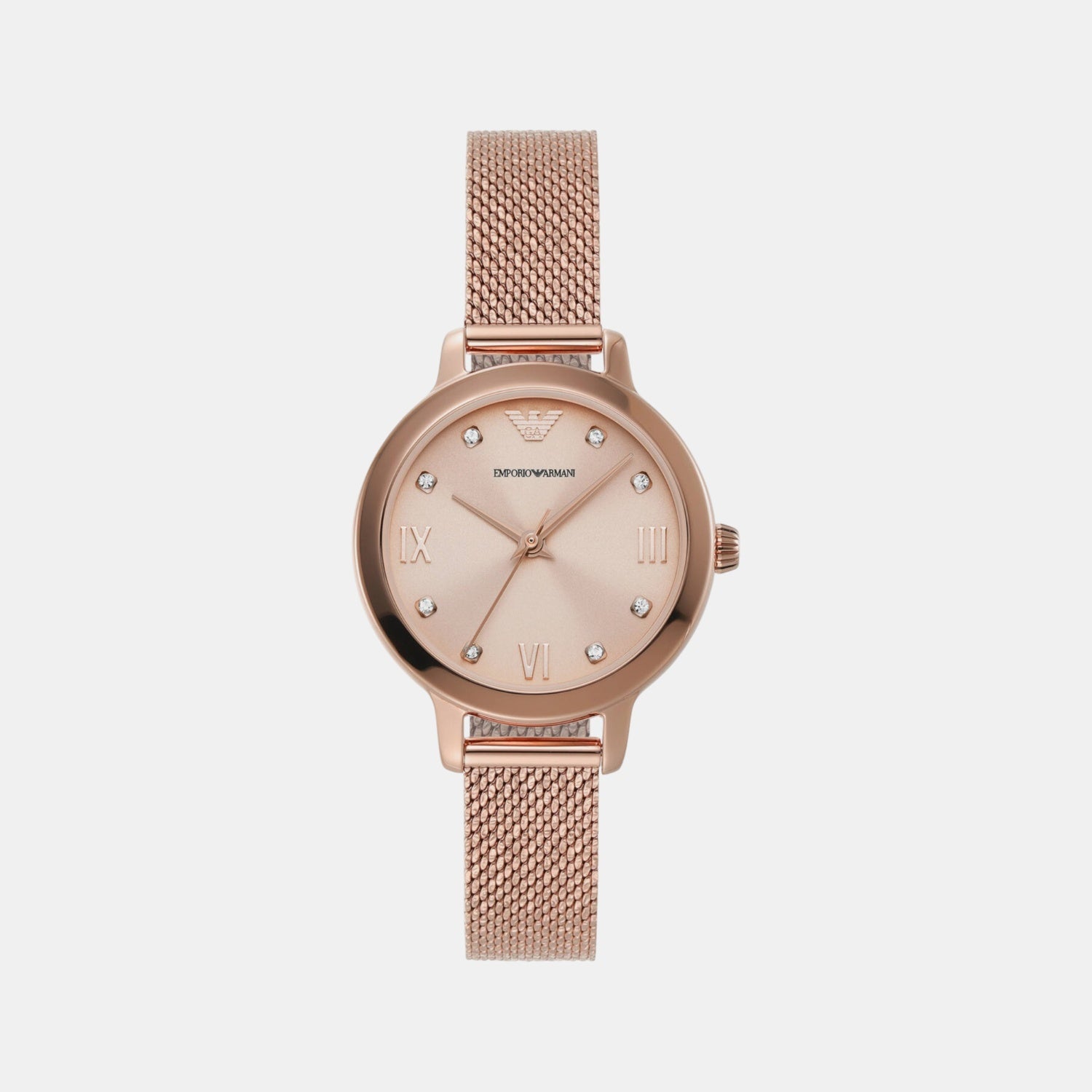 cleo Women Quartz Rose Gold Dial Analog Stainless Steel Watch AR11512