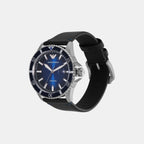 Emporio Armani Men Round Silver watch