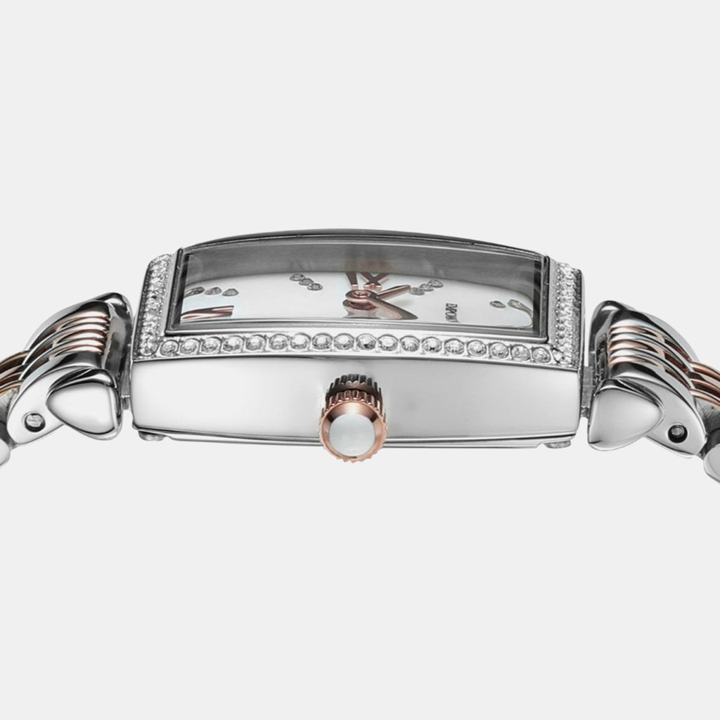 Gianni T-B Women Quartz White Dial Analog Stainless Steel Watch AR11519