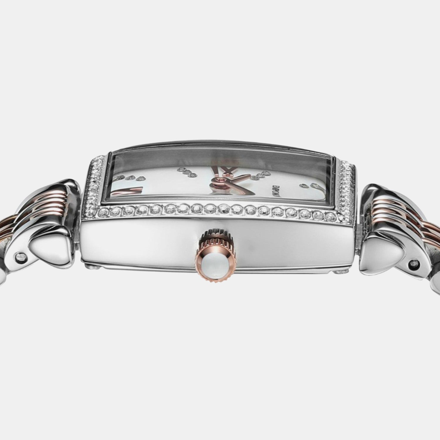 Gianni T-B Women Quartz White Dial Analog Stainless Steel Watch AR11519