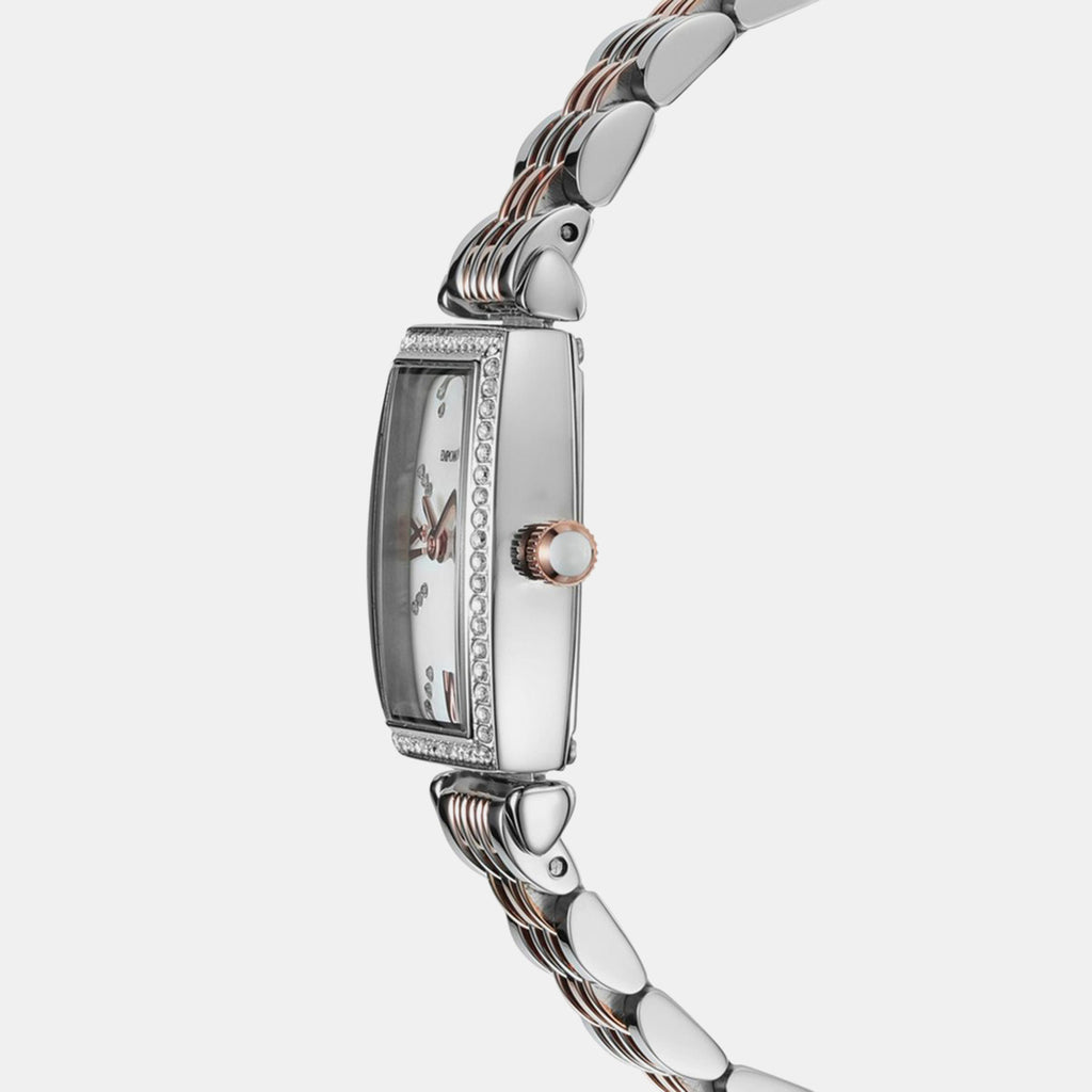 Gianni T-B Women Quartz White Dial Analog Stainless Steel Watch AR11519